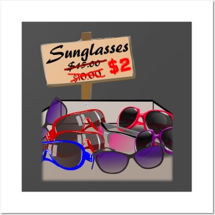 Cheap Sunglasses Posters and Art